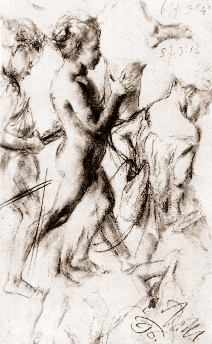  Adolpyh Von Menzel —— 男孩的多种姿势